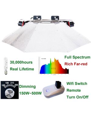 500W XED Real Full Spectrum Grow Light for Indoor Plants Seedlings, Vegetables and Flowering